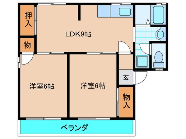 メゾンシャルマンの物件間取画像